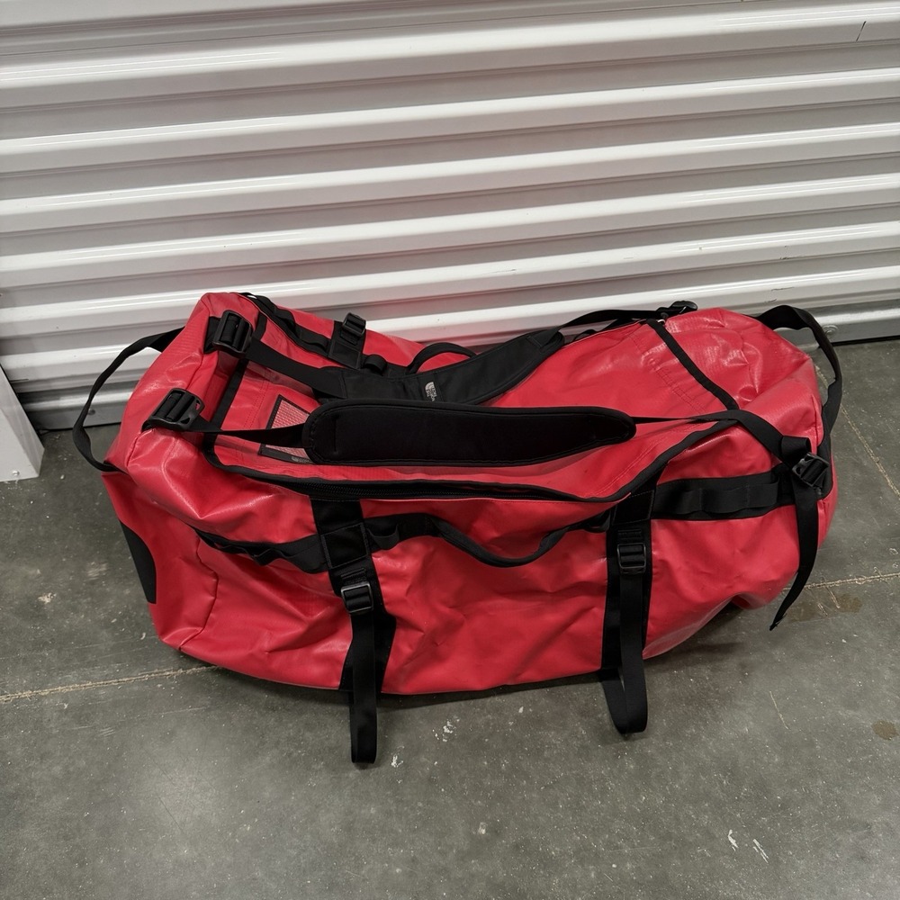 The North Face Base Camp Duffel Duffel Bag Waterproof Travel Red XXL 150 L